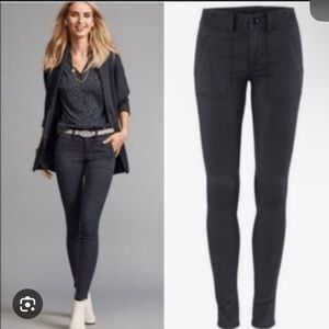 CAbi Charcoal Gray Denim Jeans
